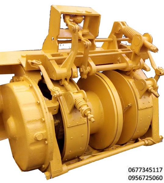 Лебедка трубоукладчика ТО-1224Г, тебедка тяговая двухбарабанная. Лебедка грузоподьемность 12,5 тонн 